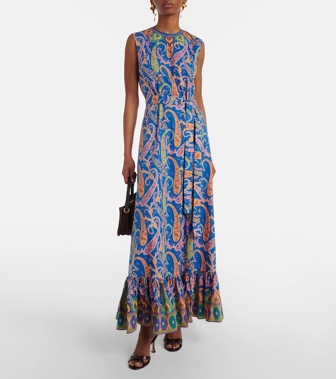 Etro - Paisley cotton-blend maxi dress