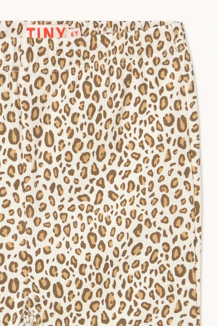 Детски панталон Tinycottons ANIMAL PRINT RIB PANT