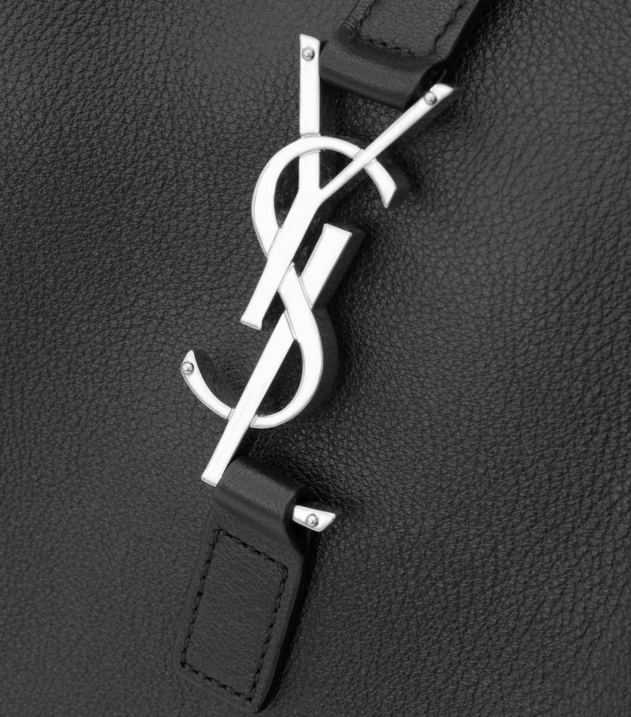 Saint Laurent Black Large Calfskin Le 5 à 7 Shoulder Bag