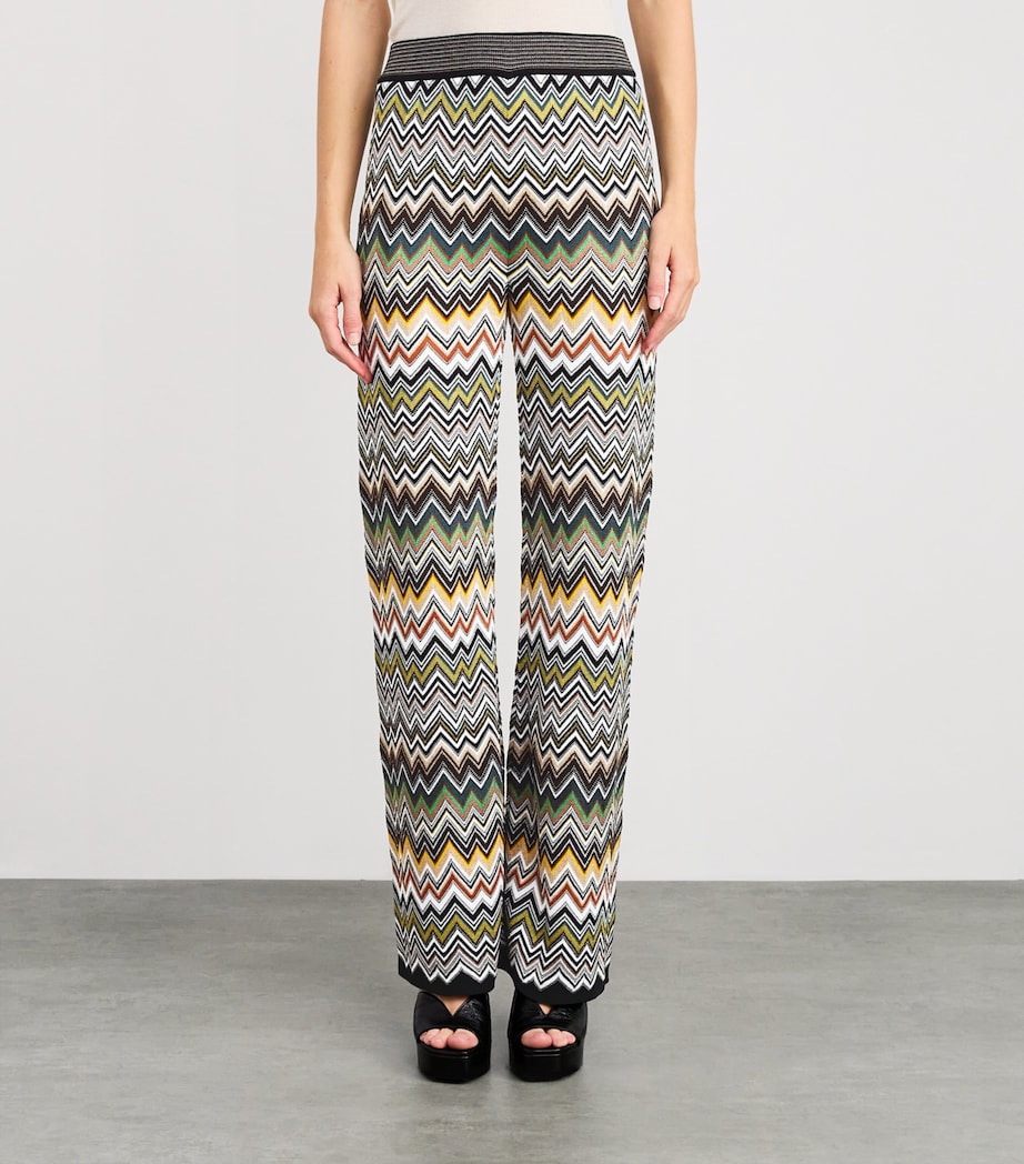 Missoni Multi Zigzag Flared Trousers