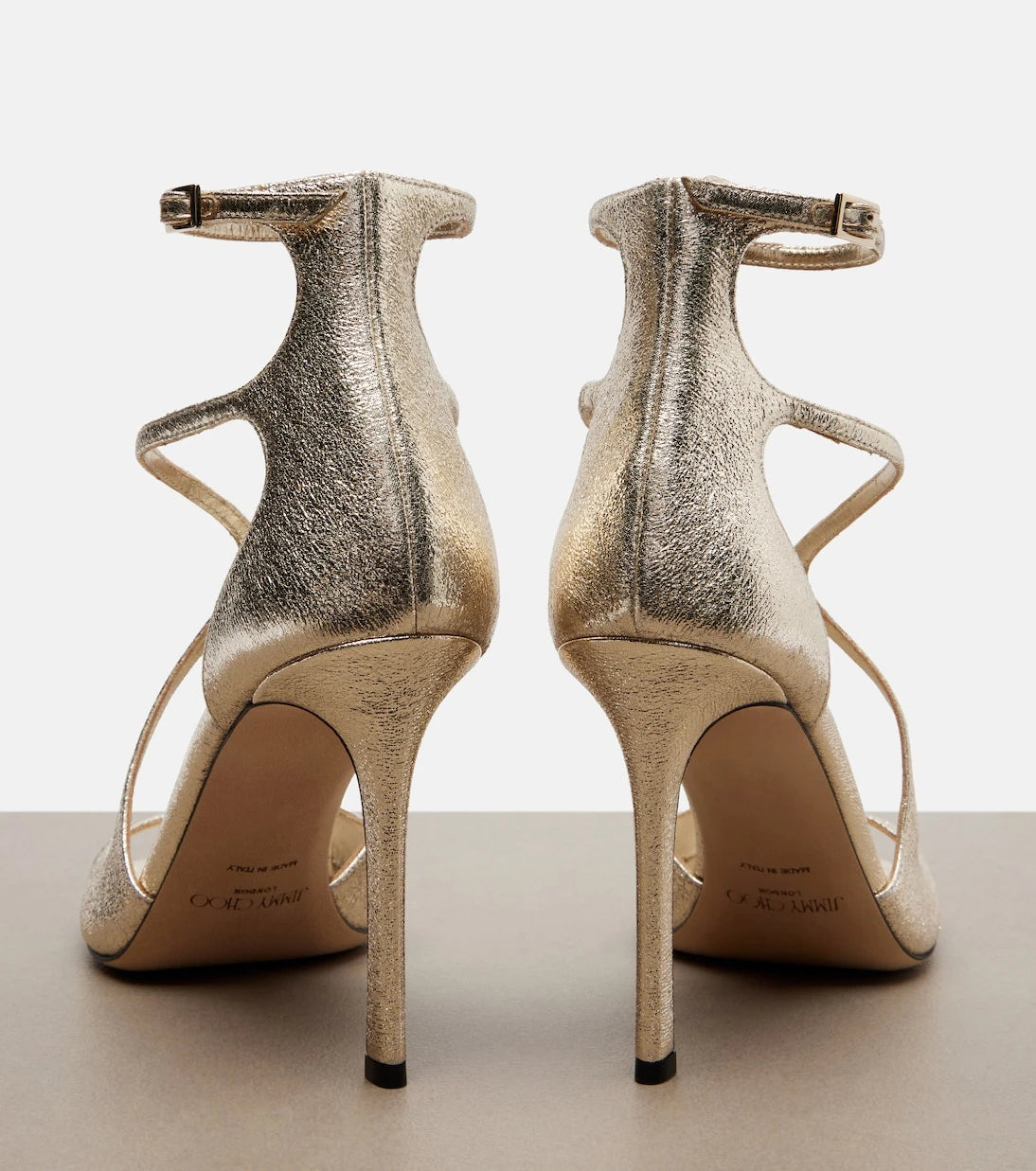 Jimmy Choo - Azia metallic sandals