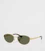 RB3774D Metal Oval Sunglasses