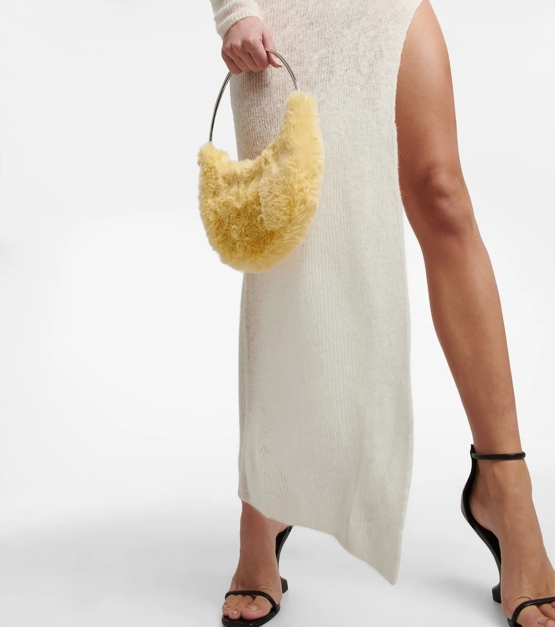 Coperni - Semi-sheer cutout wool-blend maxi dress