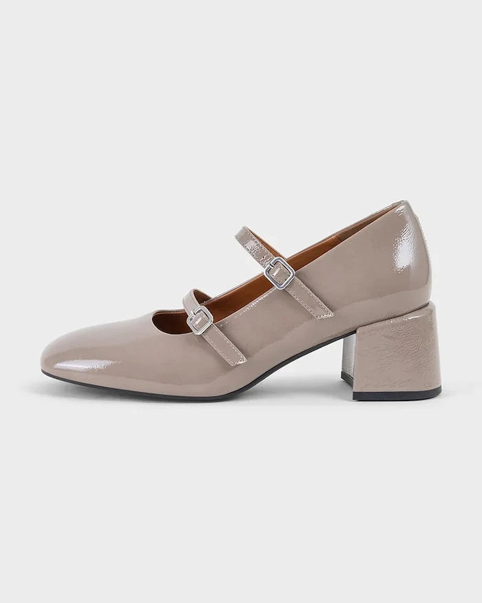 Кожени обувки с дебел ток Vagabond Shoemakers ADISON