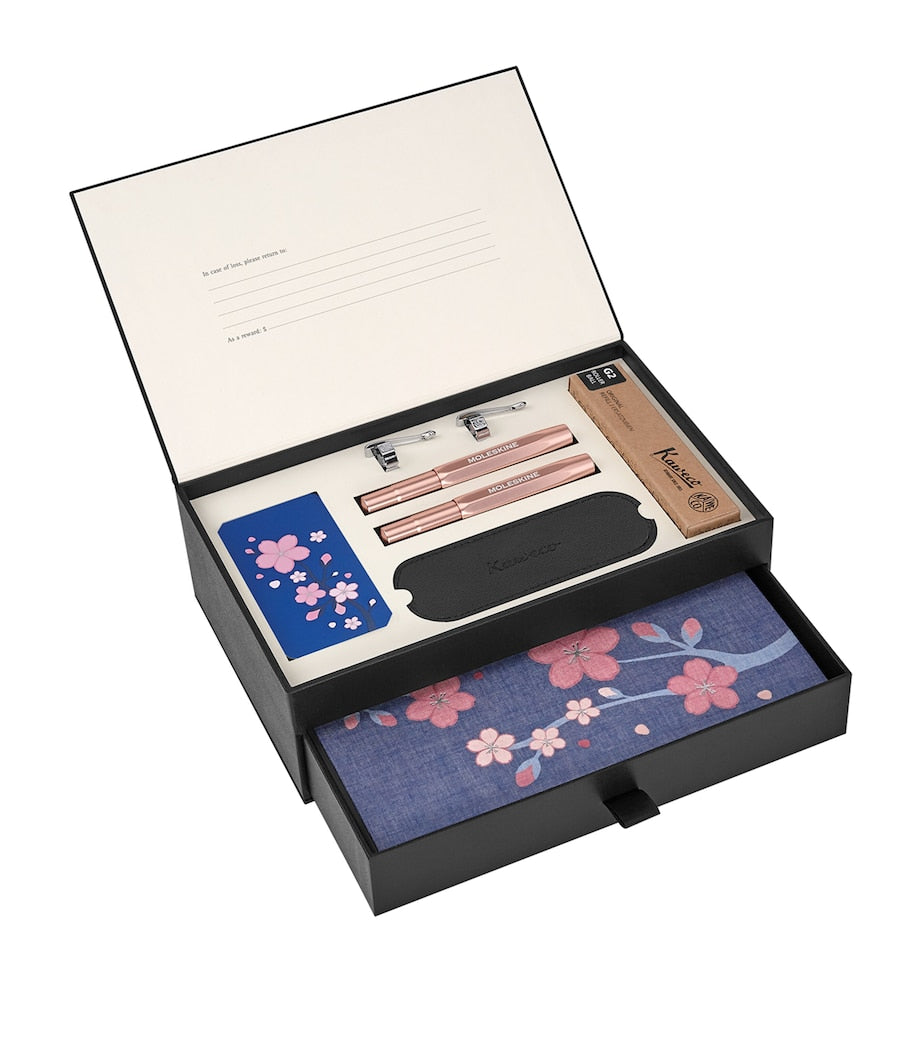 Sakura Collection Notebooks and Pens Gift Set