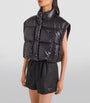 Prada Black Crop Re-Nylon Puffer Jacket