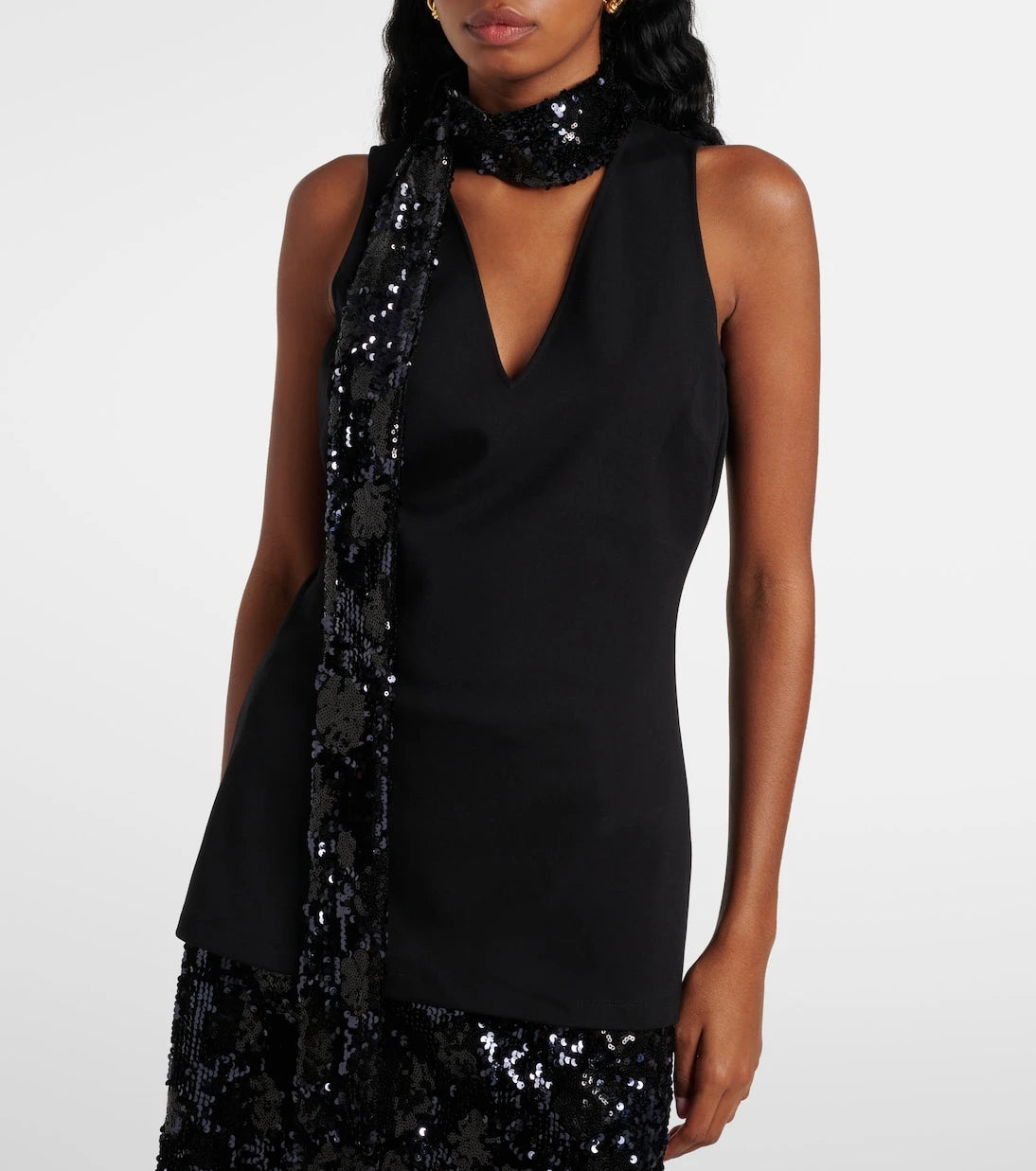 Dorothee Schumacher - Emotional Essence sequined scarf top