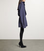 Balenciaga Blue Cotton Mini Shirt Dress