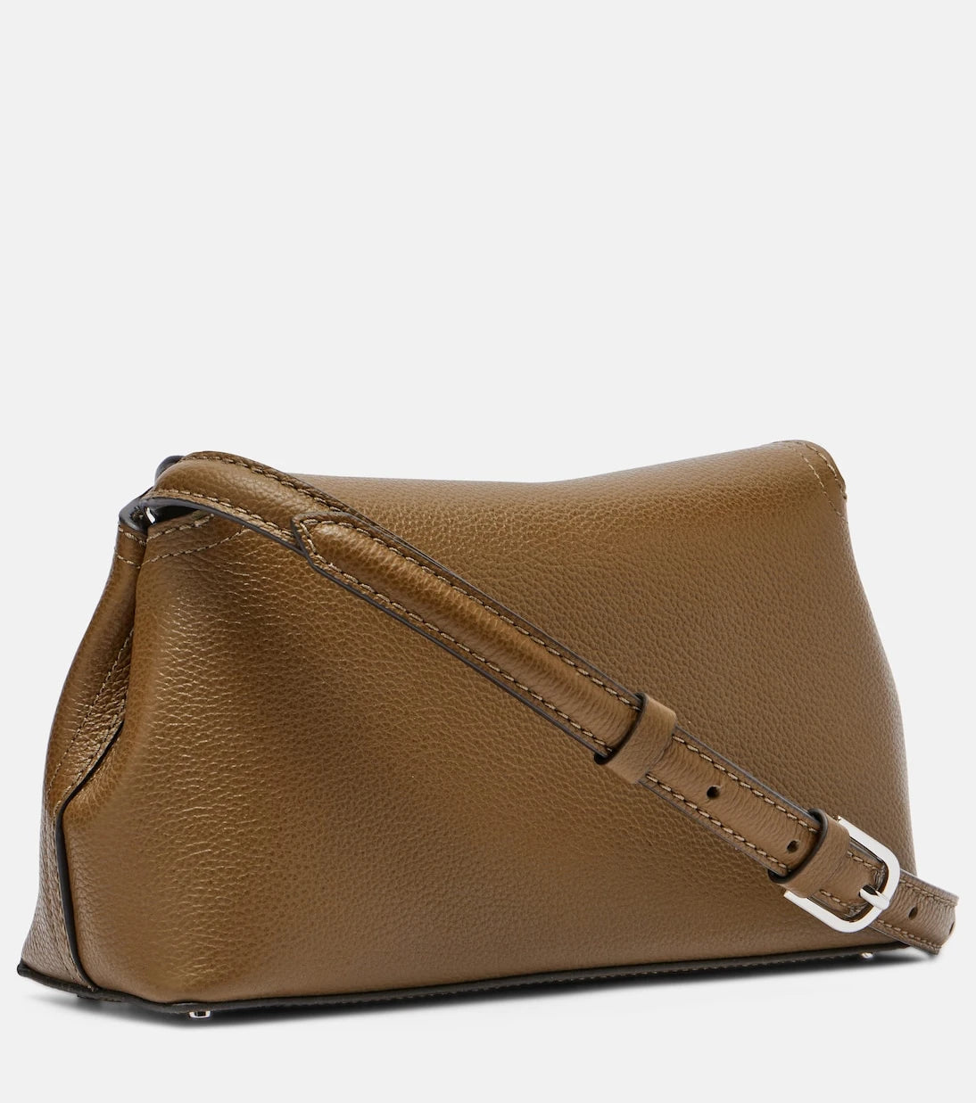Toteme - T-Lock leather clutch