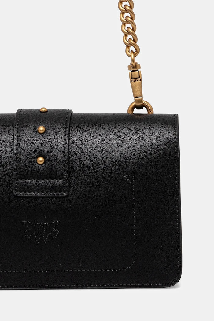 Pinko kadın deri crossbody çanta