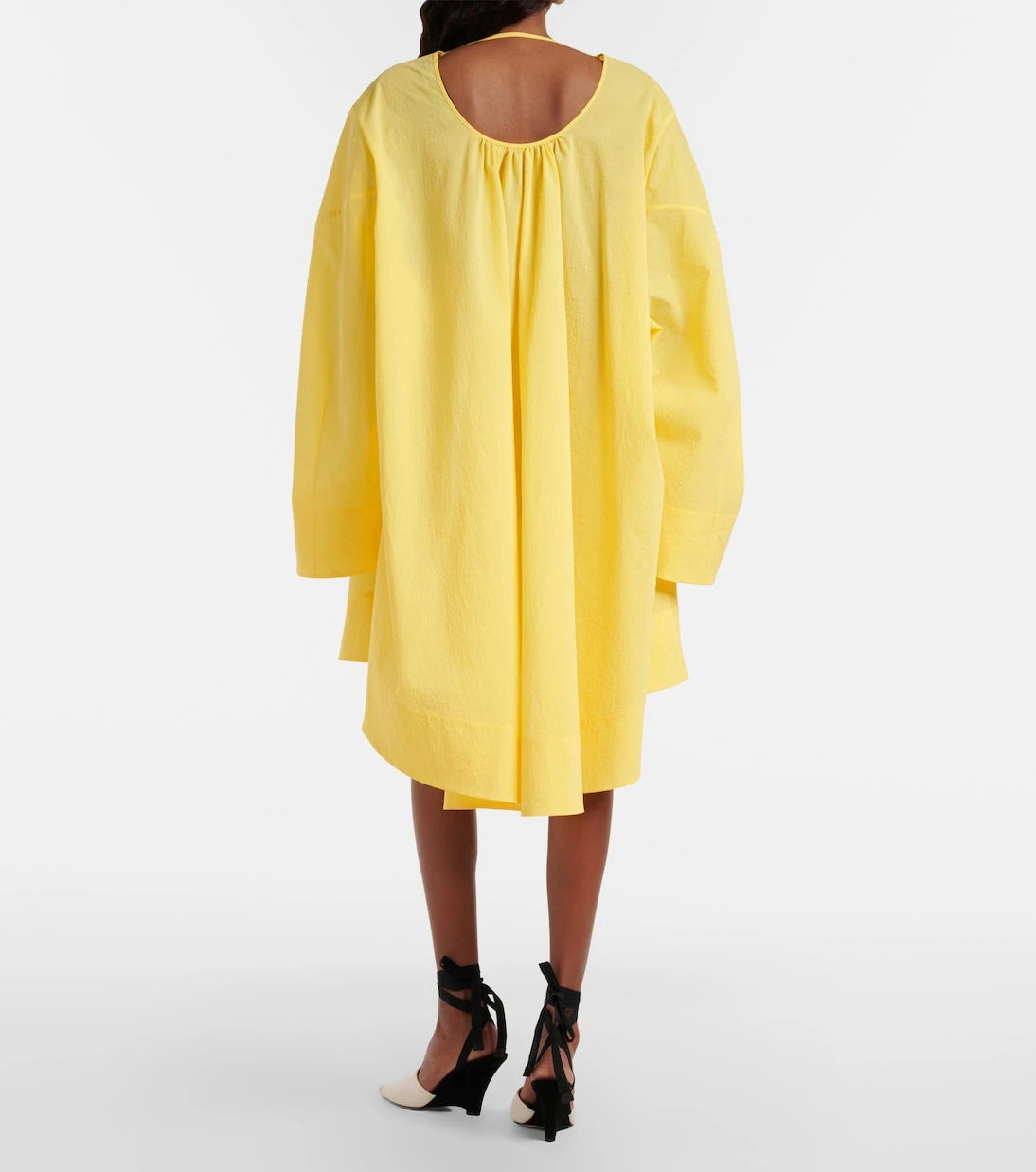 Jacquemus - Paysan cotton-blend poplin minidress