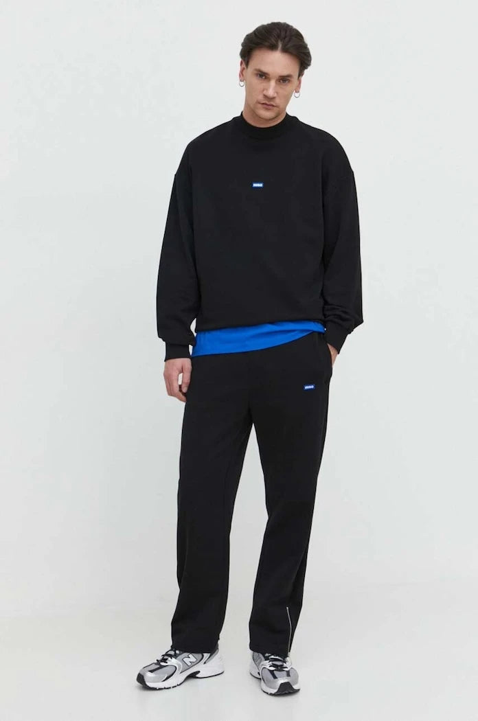 Pamuklu sweatshirt Hugo Blue Nedro