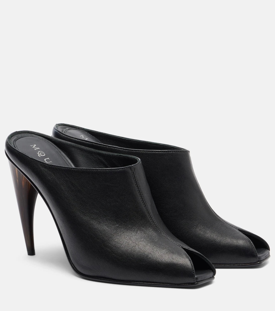 McQueen - Leather mules