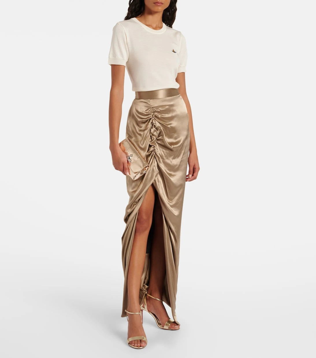 Vivienne Westwood - Panther asymmetric maxi skirt