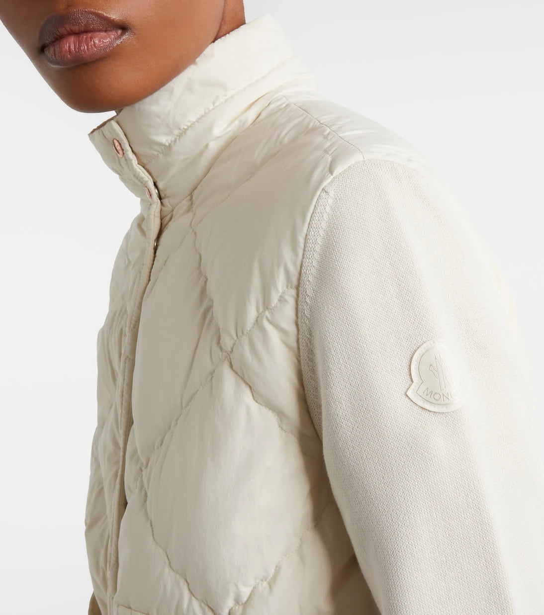 Moncler - Down-paneled cardigan