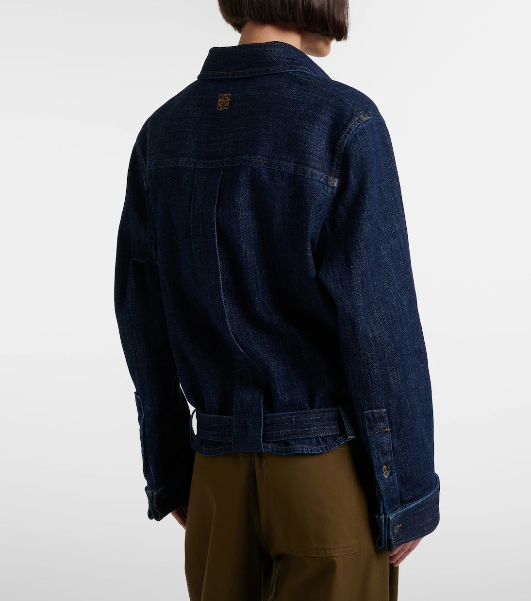 Loewe - Gathered denim shirt