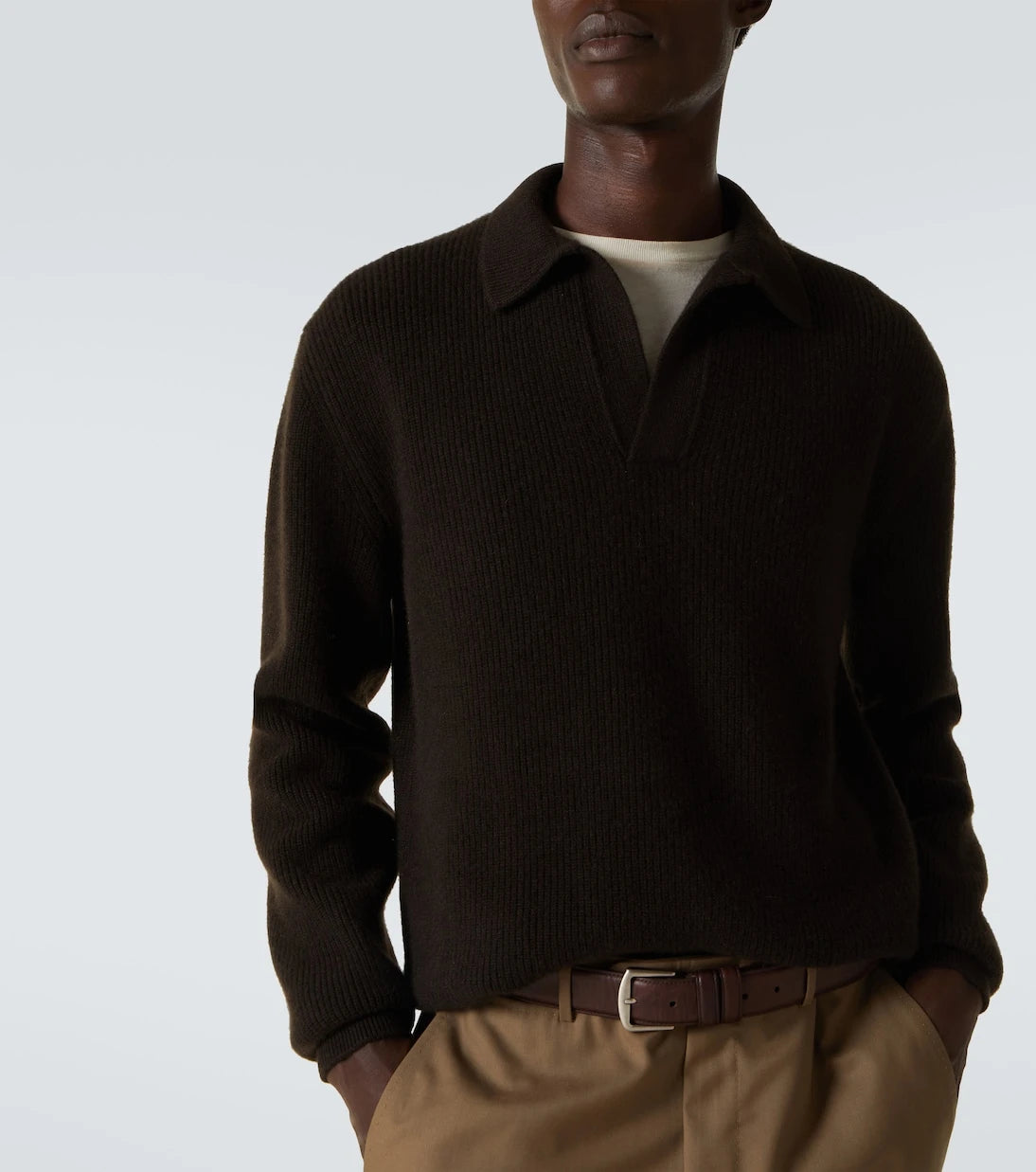 Zegna - سترة بولو من الكشمير