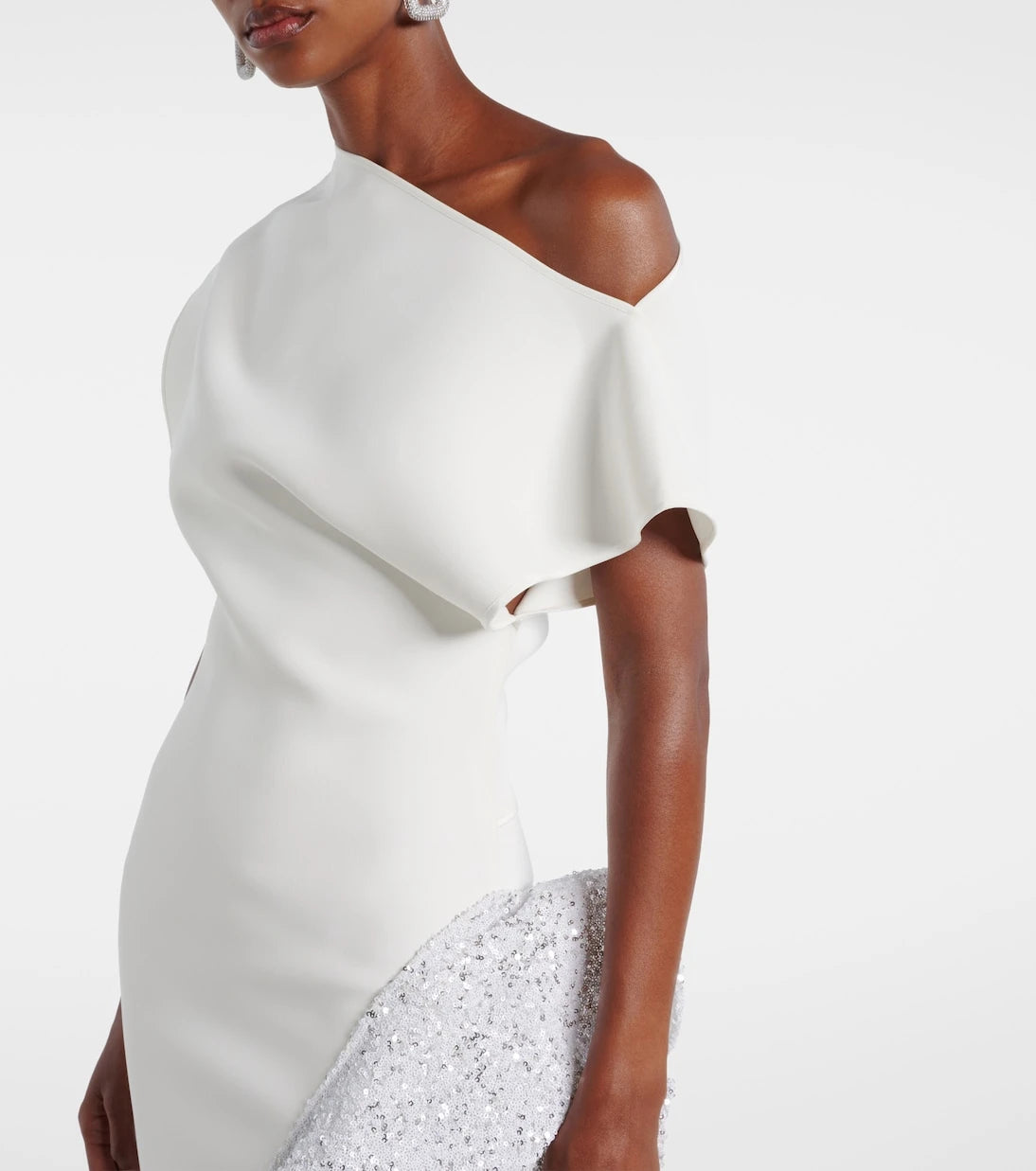 Maticevski - Wishing ruffled asymmetric gown
