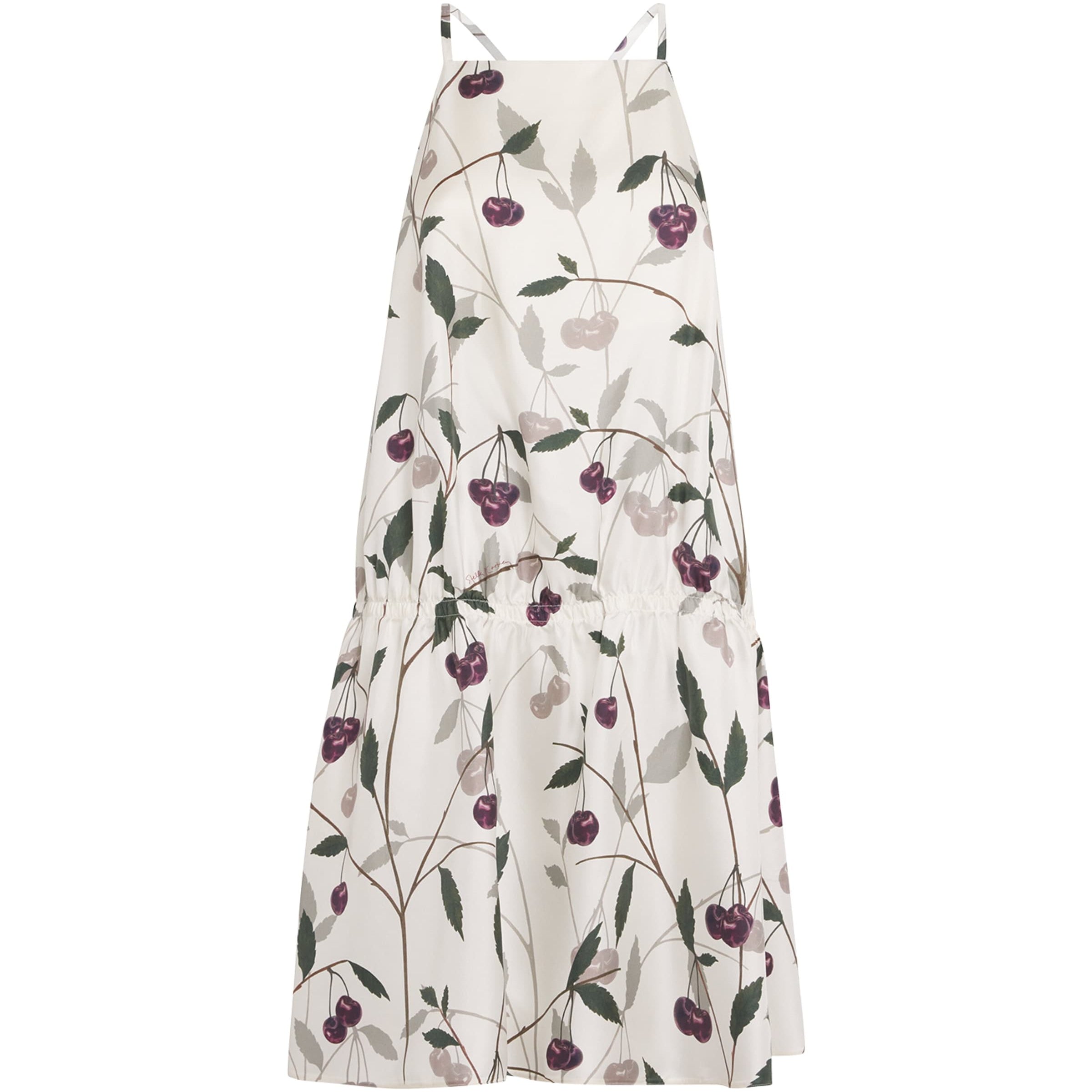 Stella McCartney Multi Silk High Summer Cherry Mini Dress