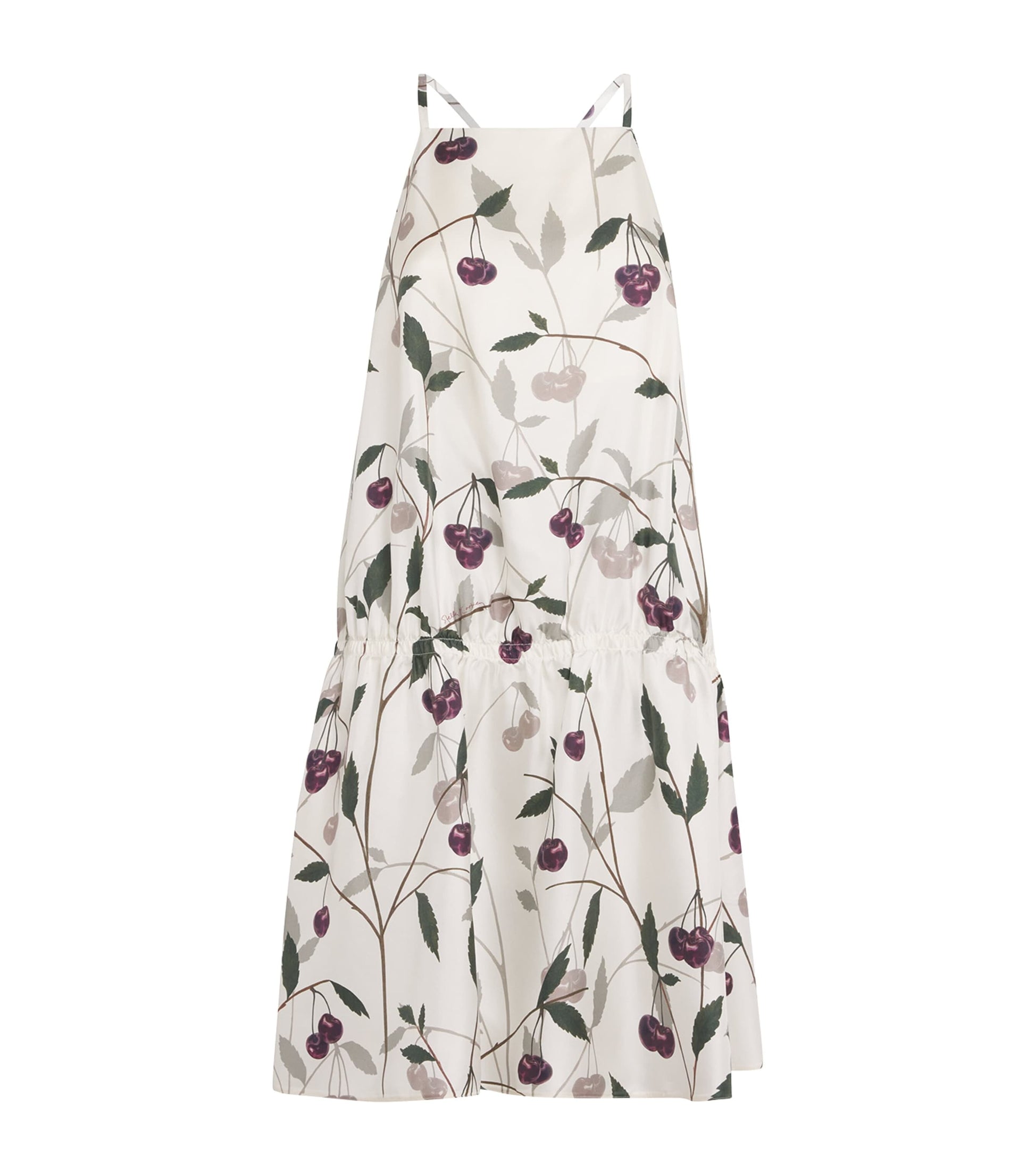 Stella McCartney Multi Silk High Summer Cherry Mini Dress