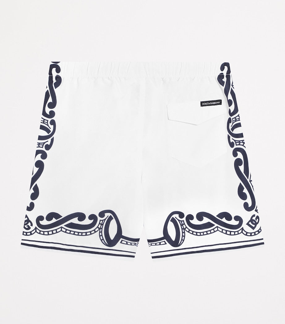 Dolce & Gabbana Kids Bandana Print Swim Shorts (8-12+ Years)