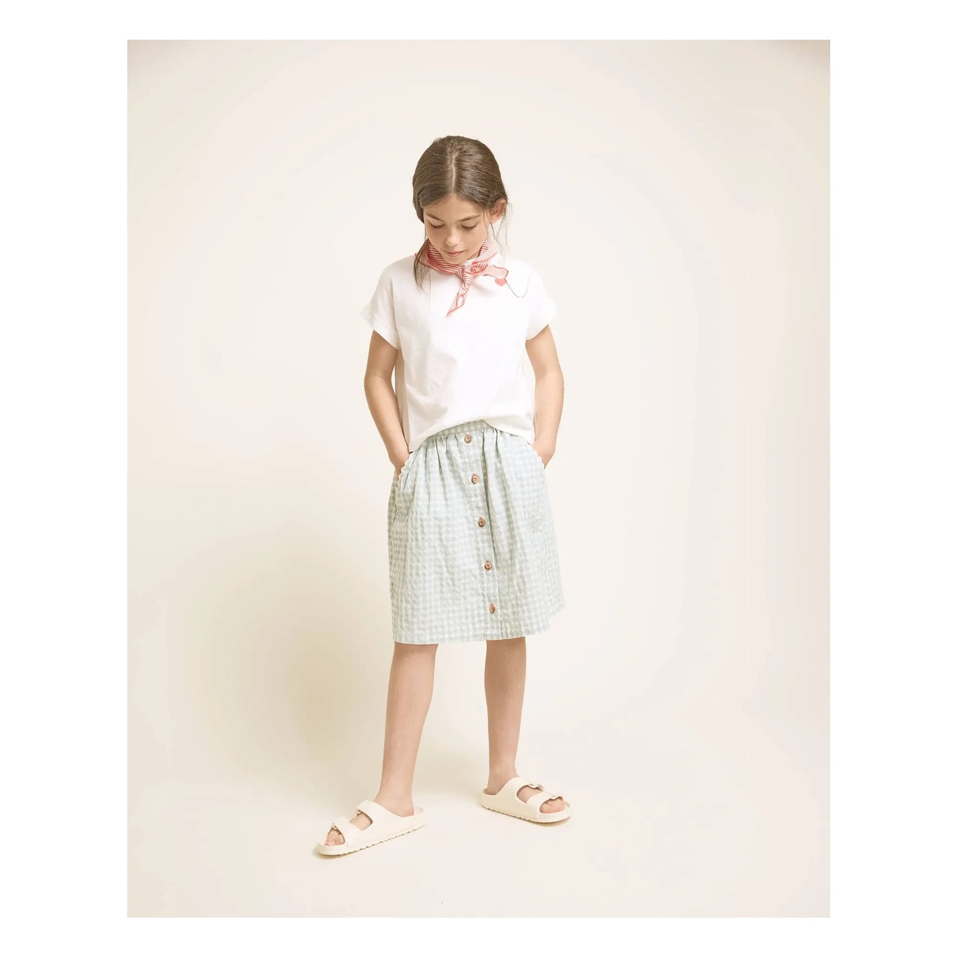 Búho - Bisous Organic Cotton T-shirt | White