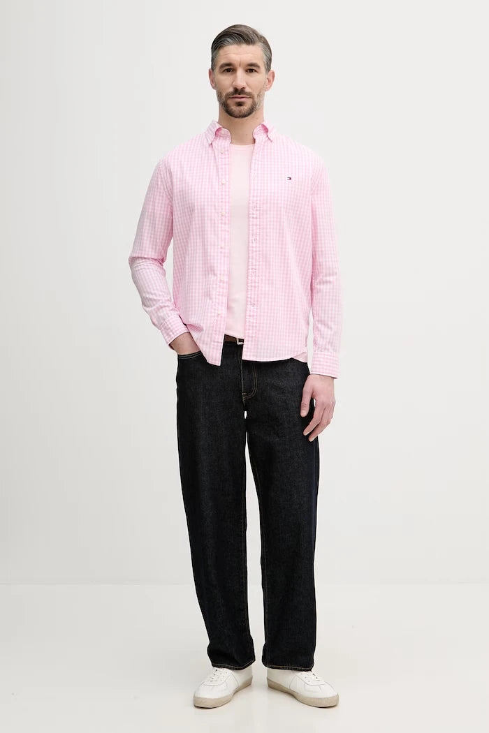 Tommy Hilfiger Erkek Pamuklu Gömlek