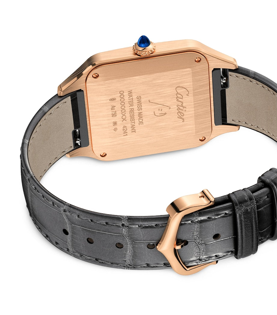 Rose Gold Santos-Dumont Watch 31.4mm