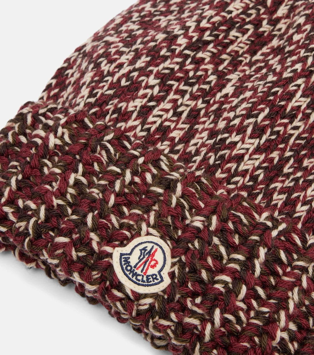 Moncler - Mouliné wool-blend beanie