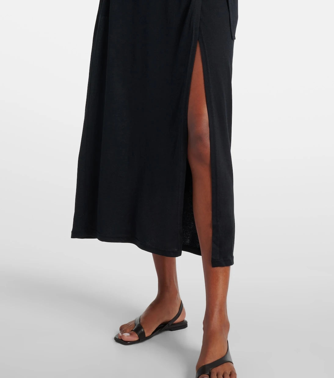 Toteme - Cotton and silk midi skirt