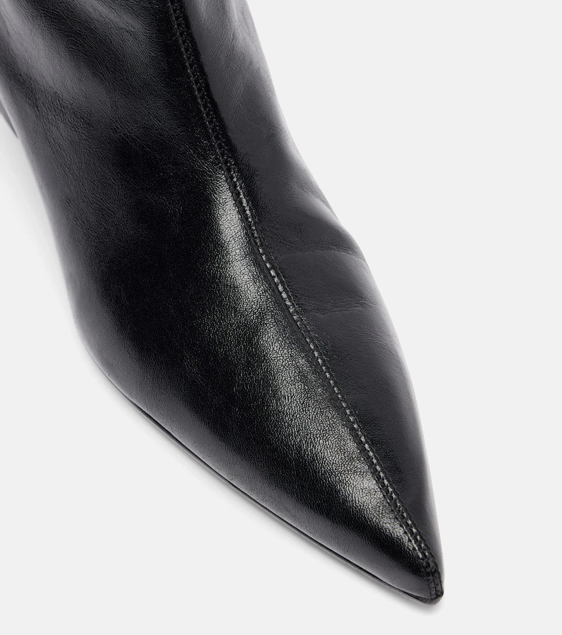 Khaite - Andee 40 leather ankle boots