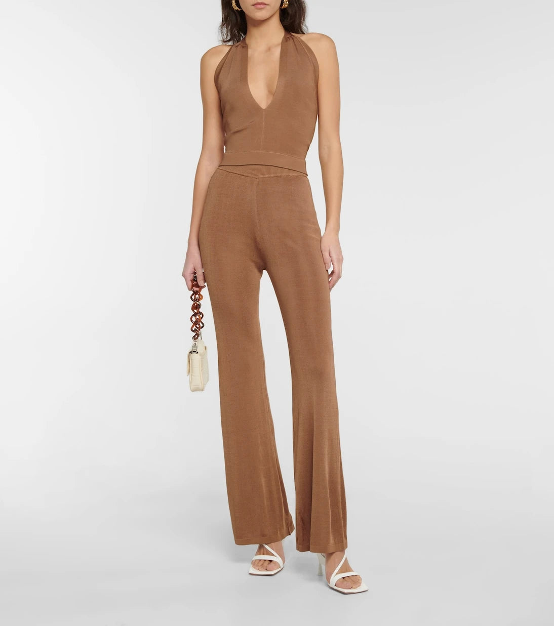 Staud - Moonstone high-rise flared pants