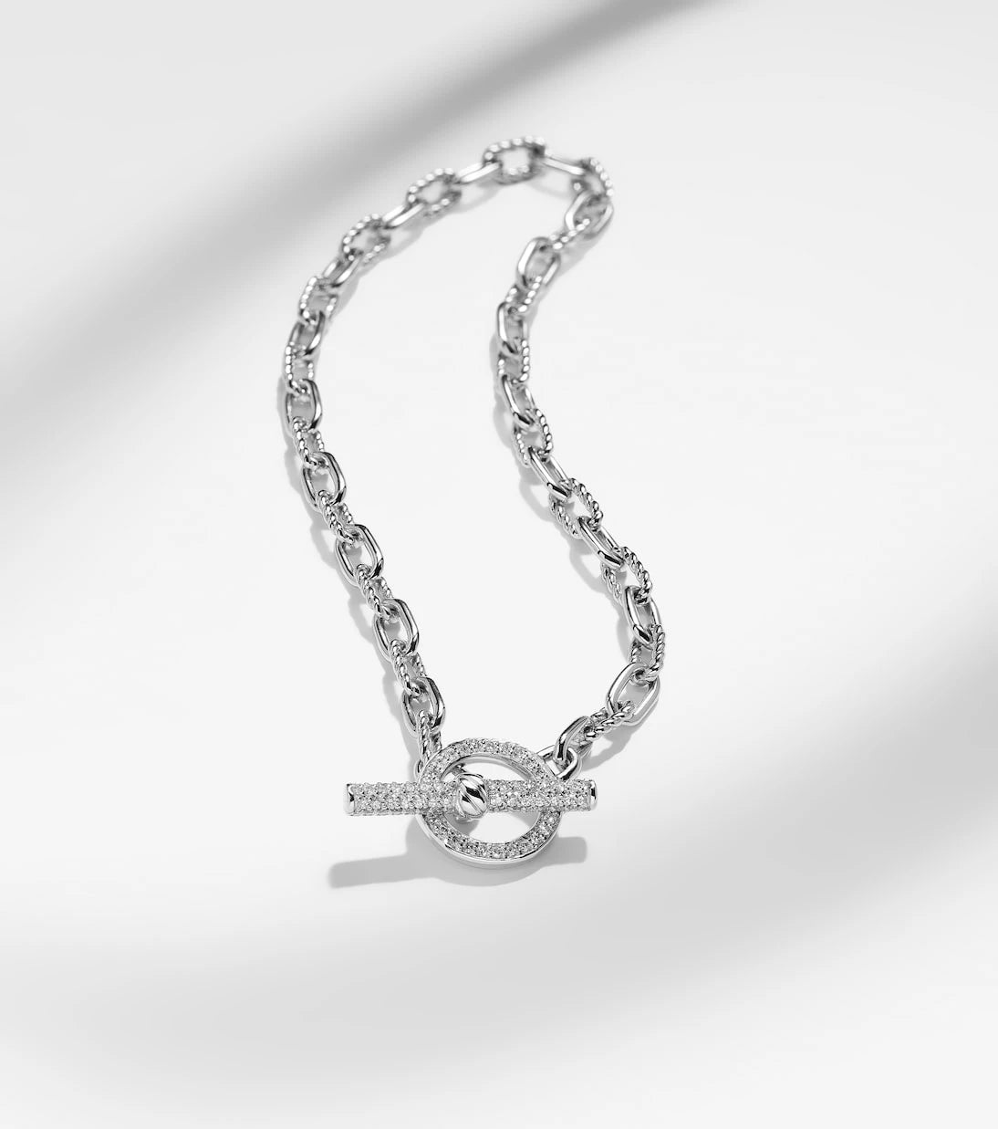 David Yurman - DY Madison® sterling silver bracelet with diamonds