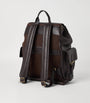 Brunello Cucinelli Leather Flap Closure Backpack