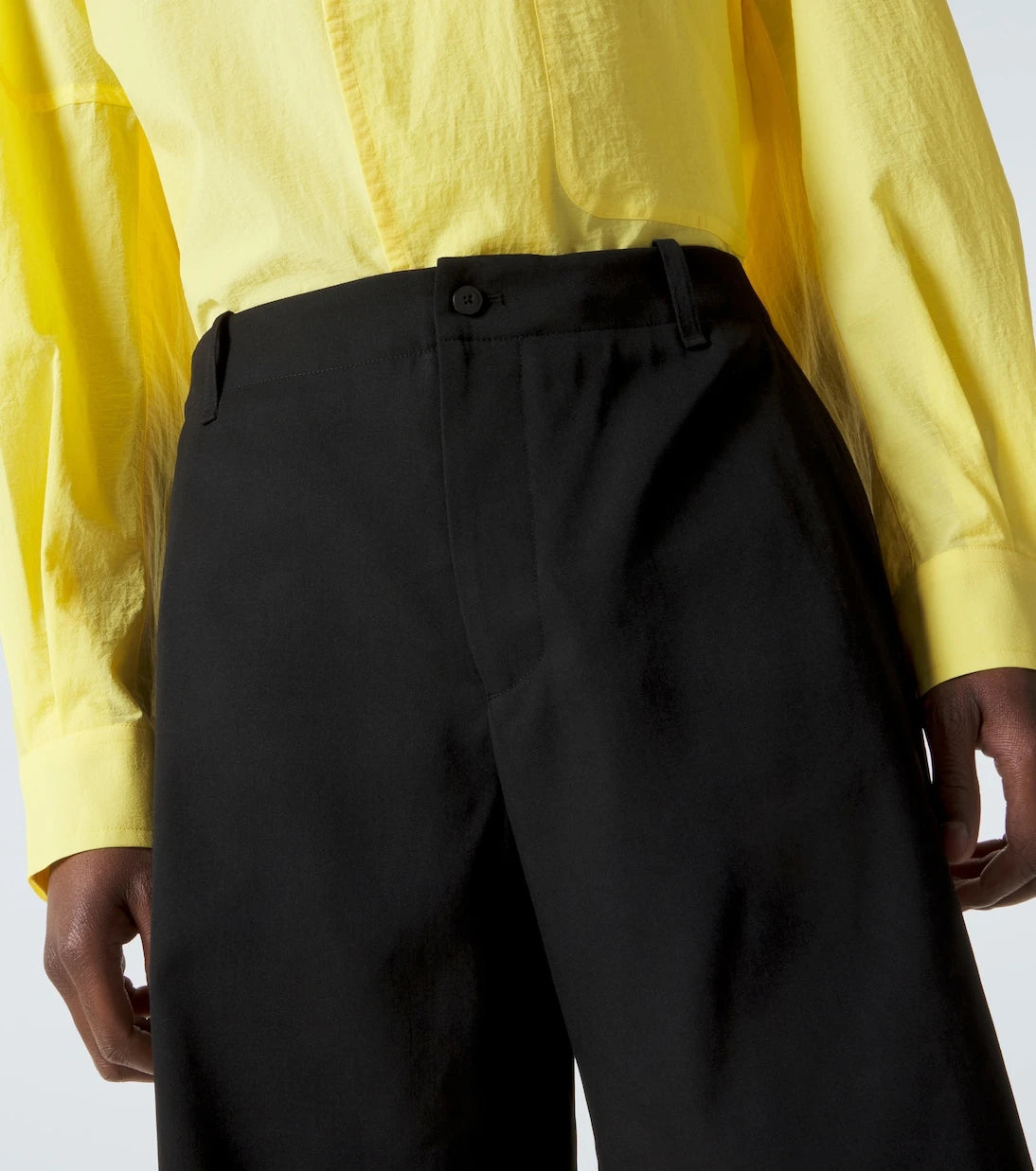 Jacquemus - Camargue bakire yün Bermuda şort