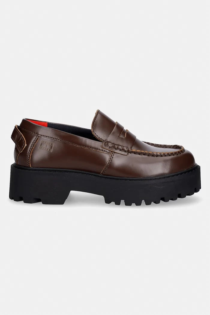 Tommy Jeans Kadın Deri Mokasen ARCHIVE '01 LEATHER LOAFER