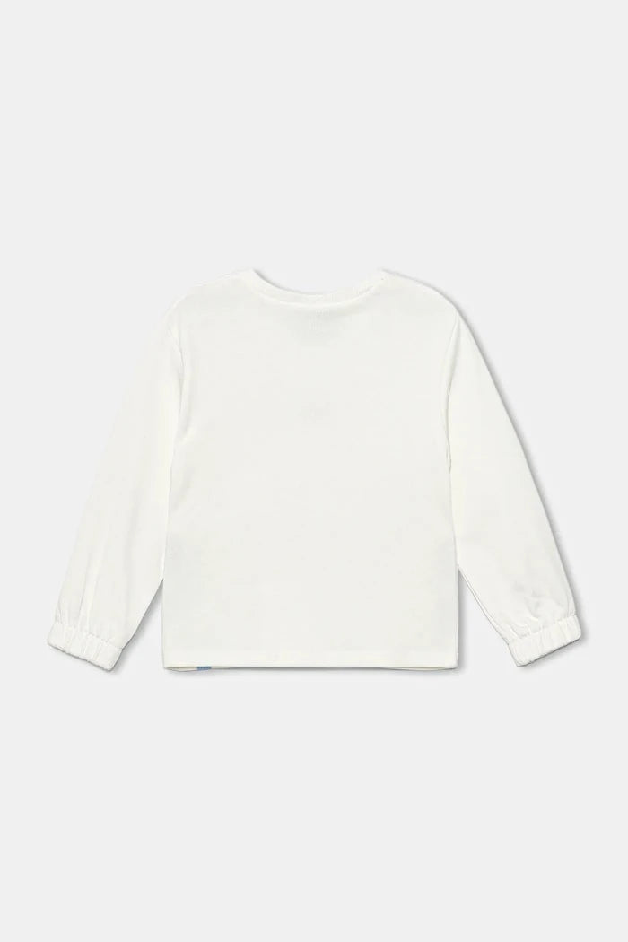 United Colors of Benetton Çocuk Pamuklu Sweatshirt
