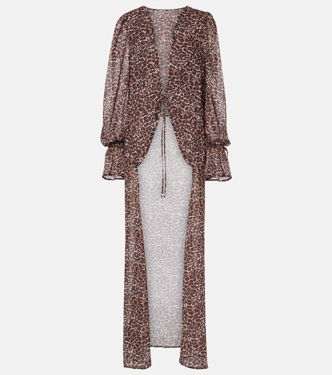 Bananhot - Leopard-print beach cover-up