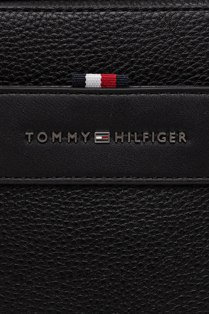 Tommy Hilfiger erkek suni deri omuz çantası