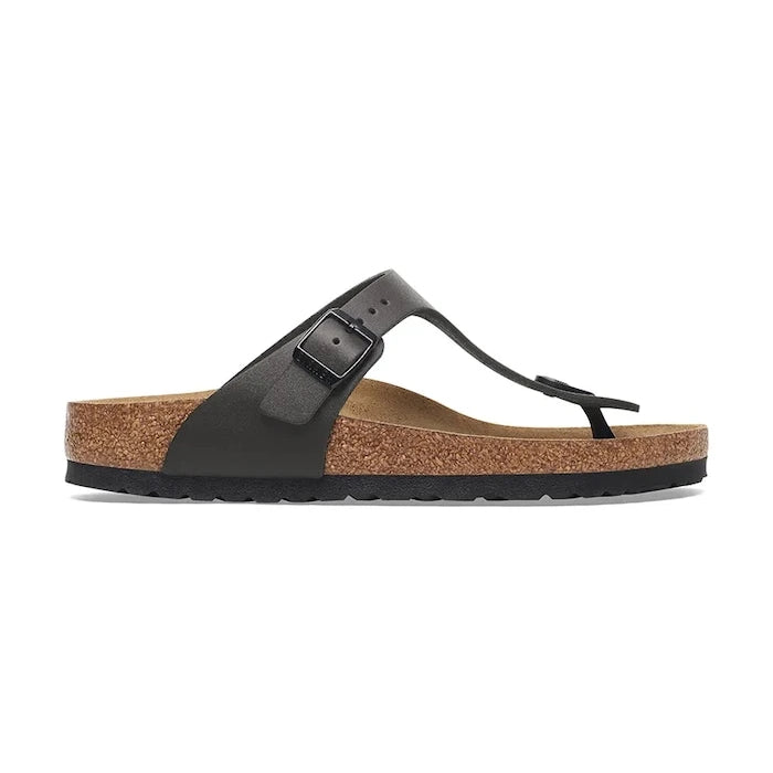 Birkenstock джапанки дамски от кожа Gizeh
