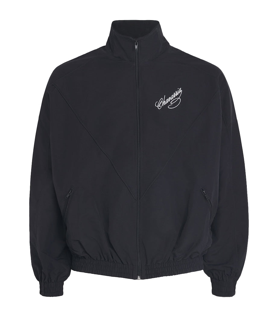Willy Chavarria Black Ruff Rider Track Jacket