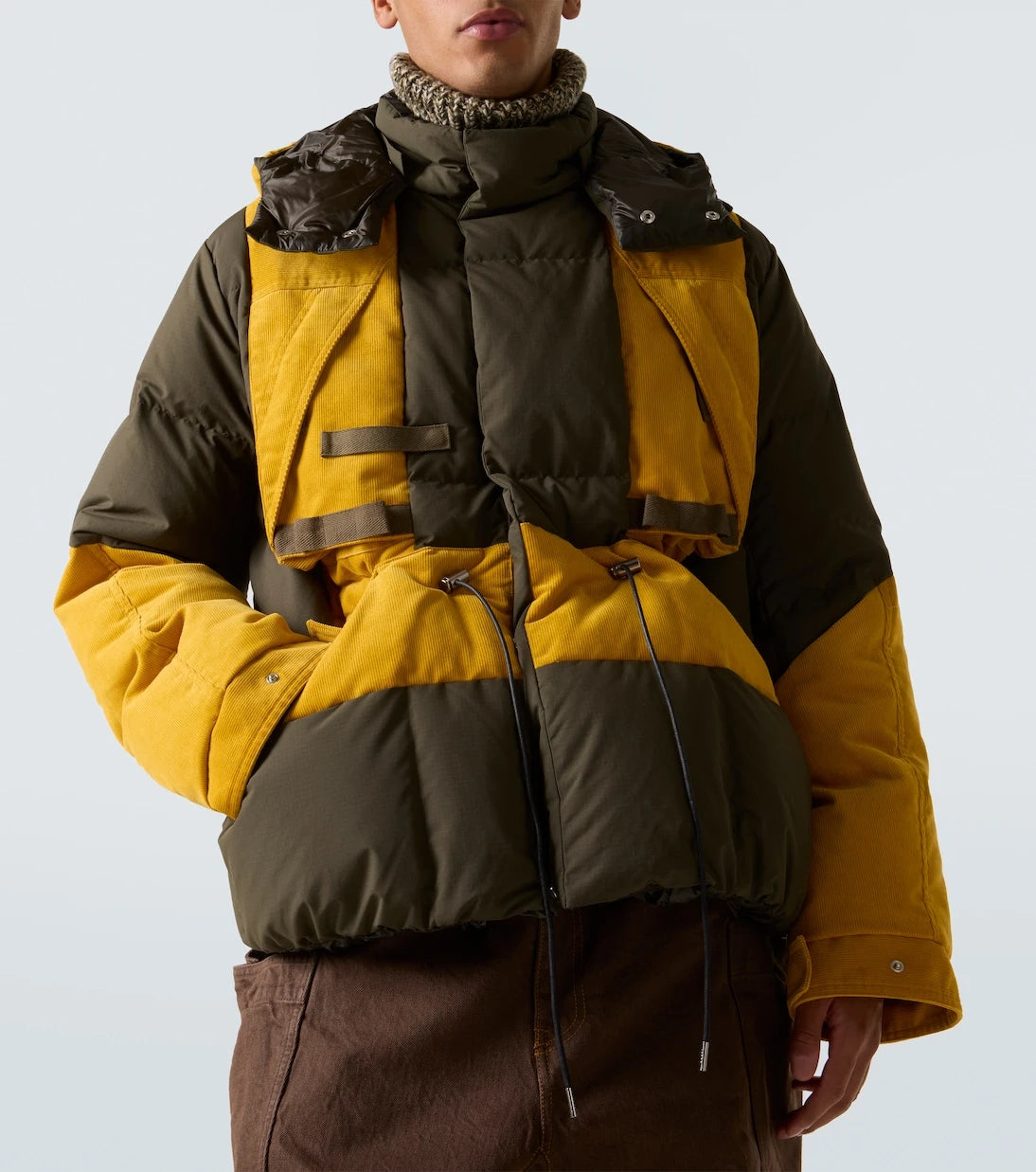 Sacai - Colorblock down jacket
