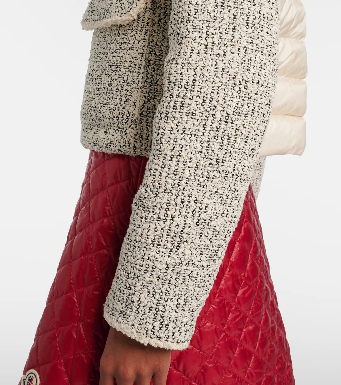 Moncler - Dauphine down-paneled tweed jacket