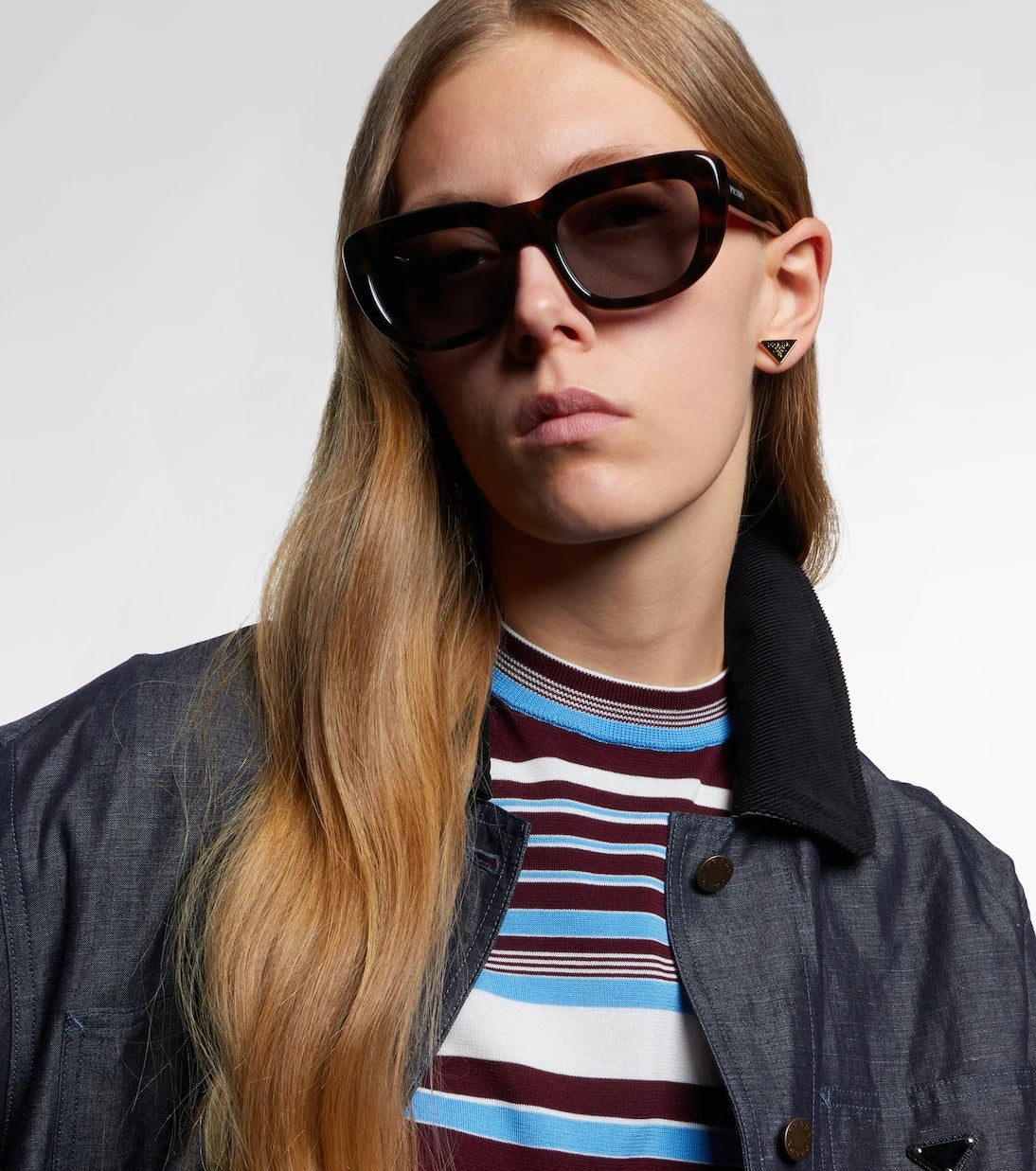 Prada - Logo cat-eye sunglasses