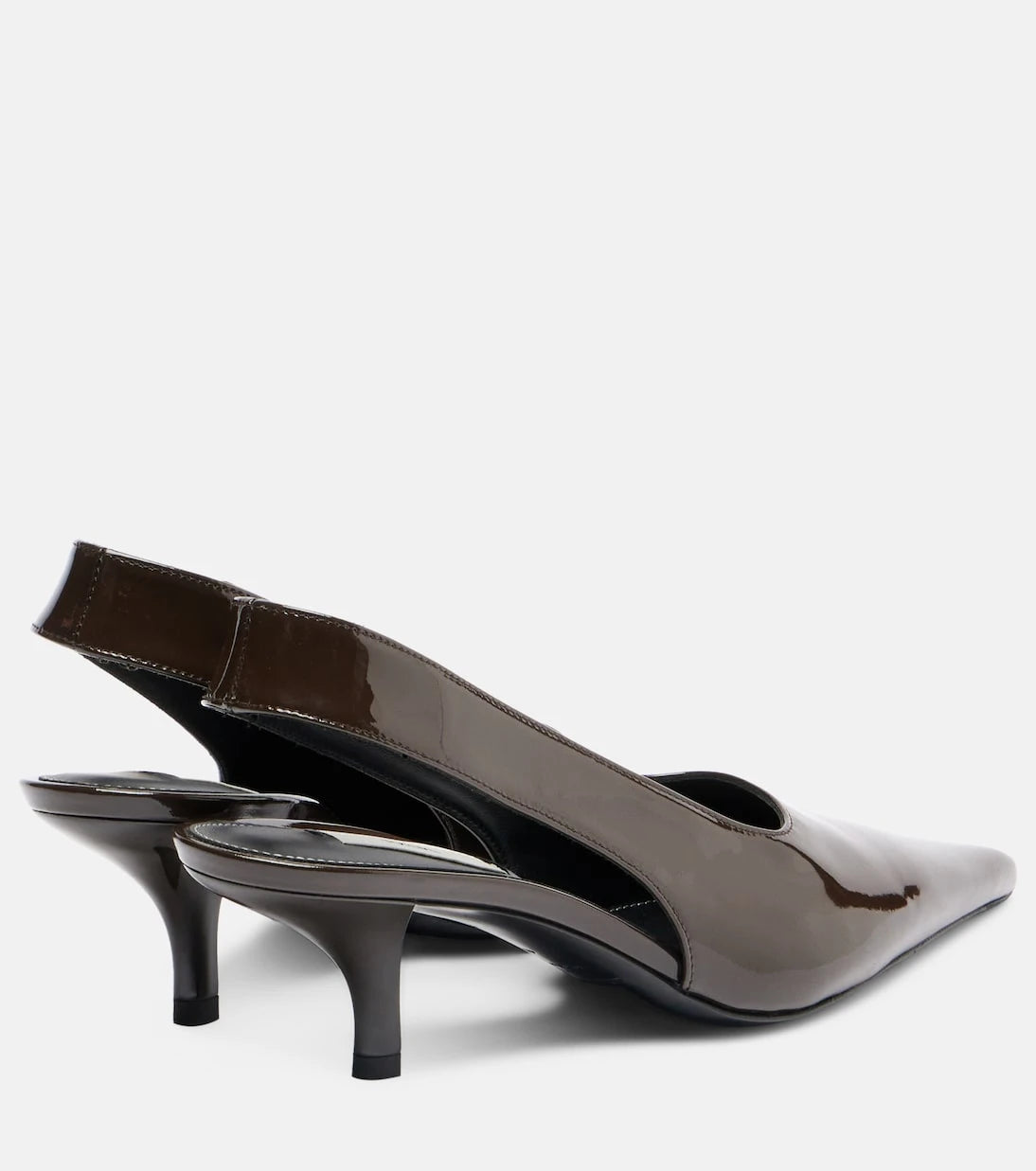Toteme - Patent leather slingback pumps