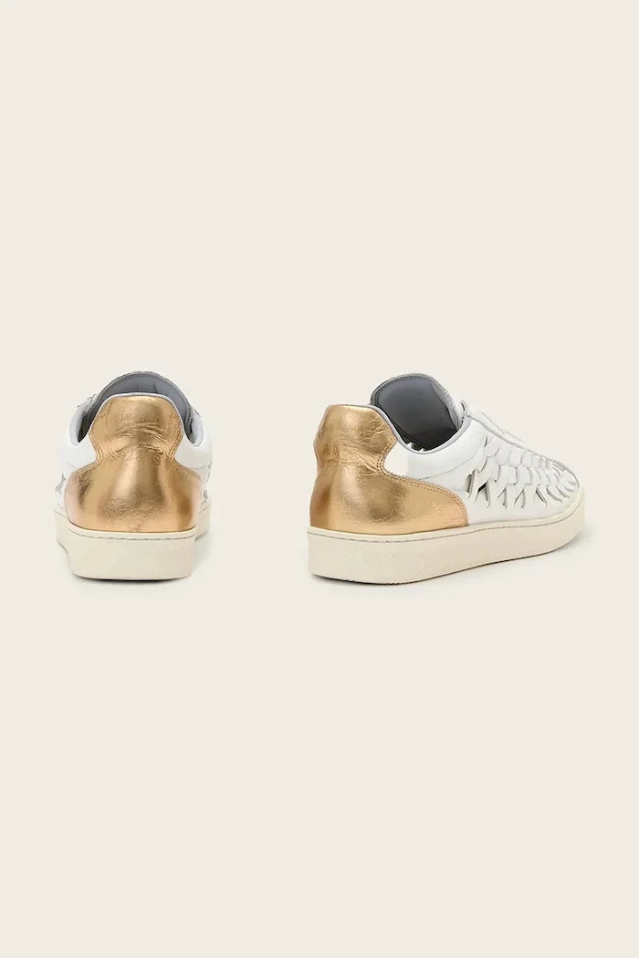 AllSaints Velma Woven Sneaker маратонки дамски от кожа