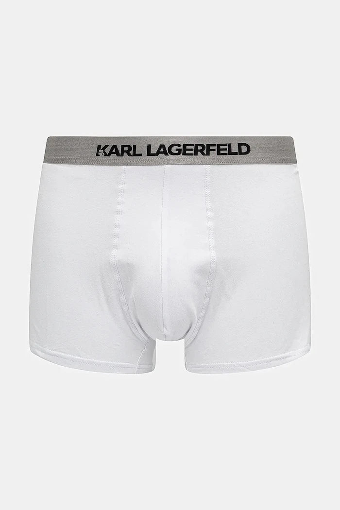 Karl Lagerfeld pamuklu elastan erkek boxer 3'lü