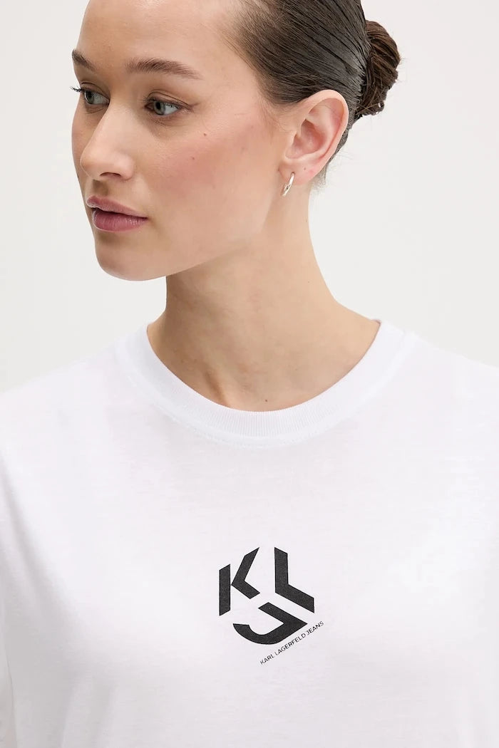 Karl Lagerfeld Jeans тениска дамска от памук