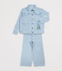 Stella McCartney Kids Floral Embroidered Denim Jacket (2-12 Years)