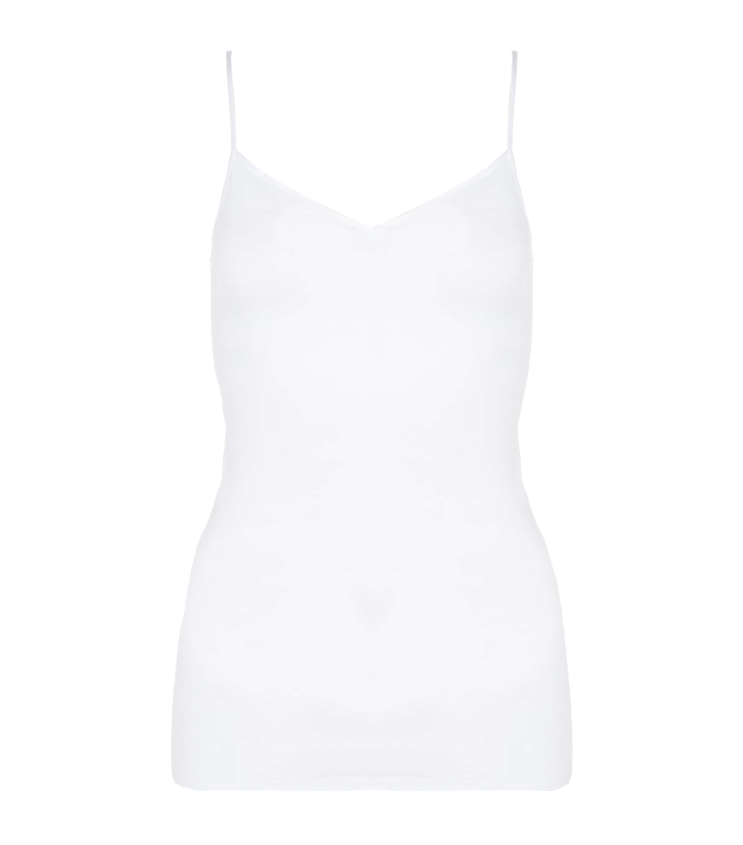 White Cotton Seamless Camisole